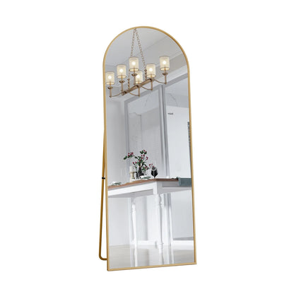 Sansoti | Staande Passpiegel 162×53 cm – Gebogen Vloerspiegel