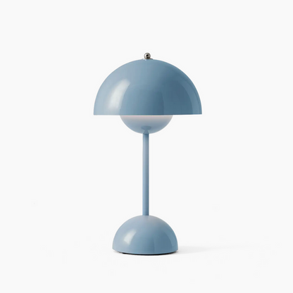 Draadloze LED Tafellamp met Dimfunctie – Sculpturaal Mushroom Design in 9 Kleuren
