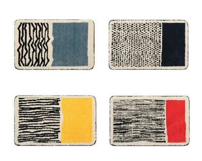 Luxe antislip badmat met abstract design voor moderne badkamers