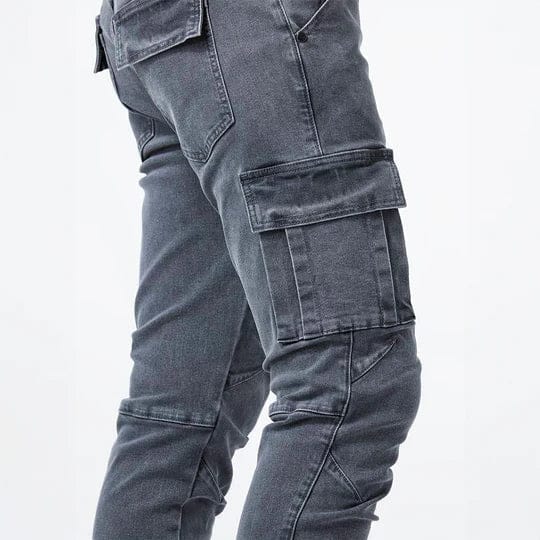 Heren Cargo Jeans Comfortabele Pasvorm Modern