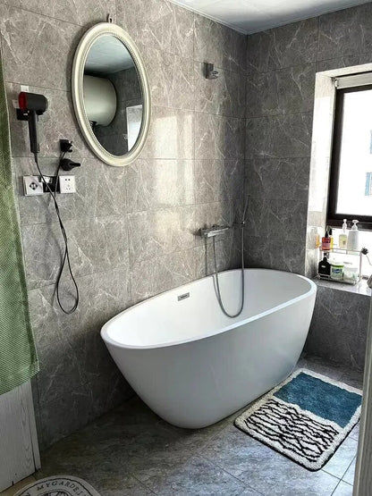 Luxe antislip badmat met abstract design voor moderne badkamers