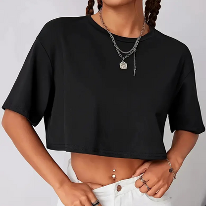 Vlinder T-Shirt Korte Mouw Vrouw