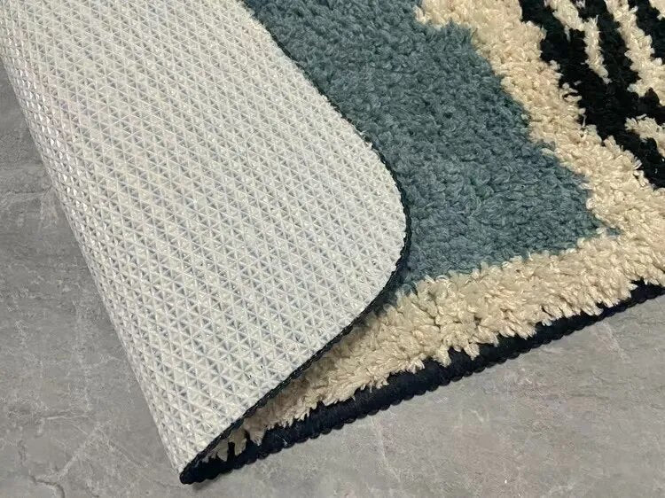 Badmat Polyester Acryl Anti Slip 40x60 45x70 50x80 cm Abstract Design Badkamer Wasbaar Zacht Tapijt