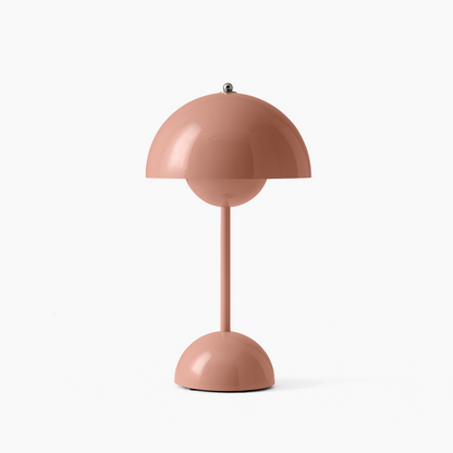Draadloze LED Tafellamp met Dimfunctie – Sculpturaal Mushroom Design in 9 Kleuren