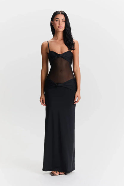 Mesh Maxi Jurk Zomerjurk voor Vrouw