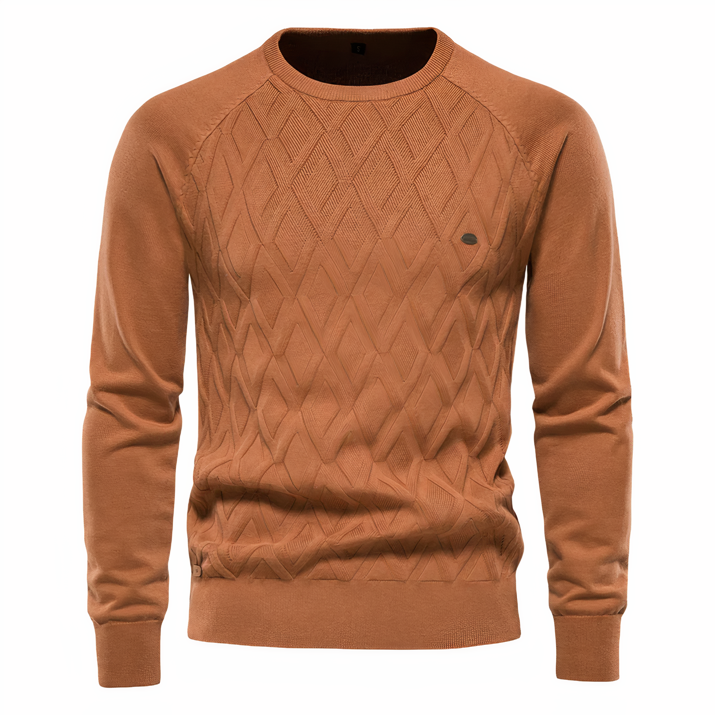 Heren Trui Ruitpatroon Warm Gebreid