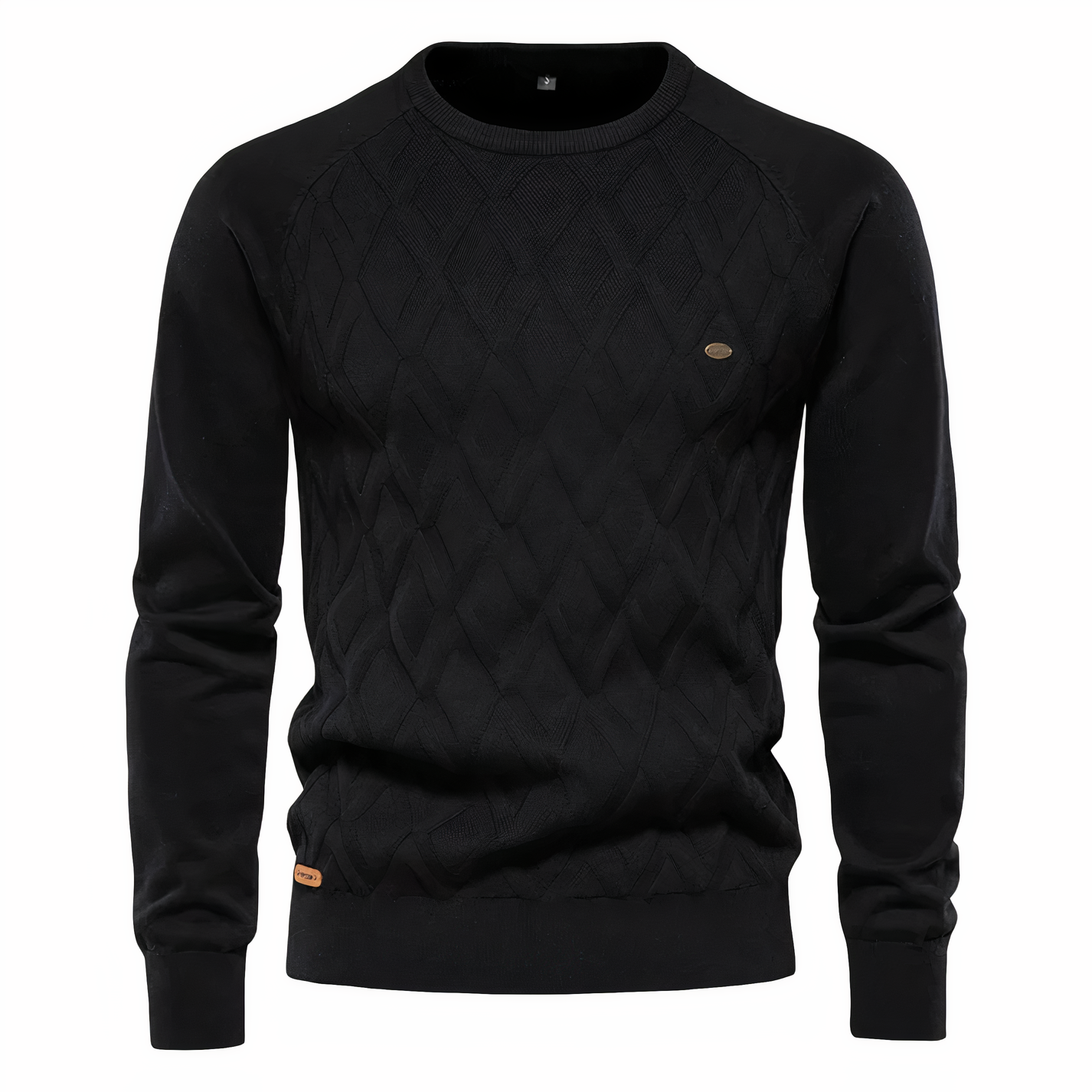 Heren Trui Ruitpatroon Warm Gebreid