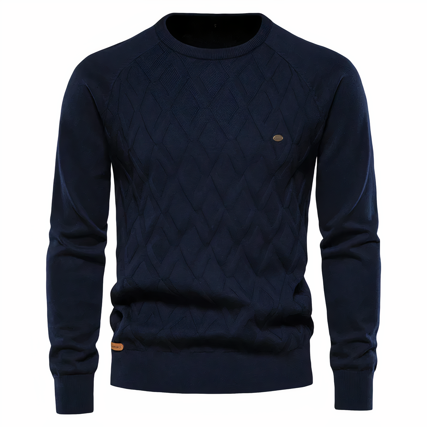 Heren Trui Ruitpatroon Warm Gebreid
