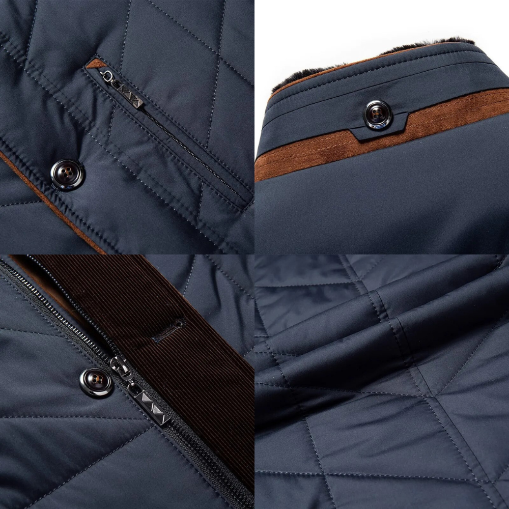 Heren Winterjas Warm Waterdicht en Ademend