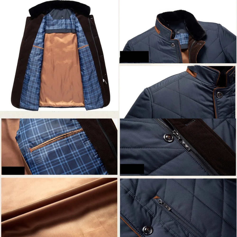 Heren Winterjas Warm Waterdicht en Ademend