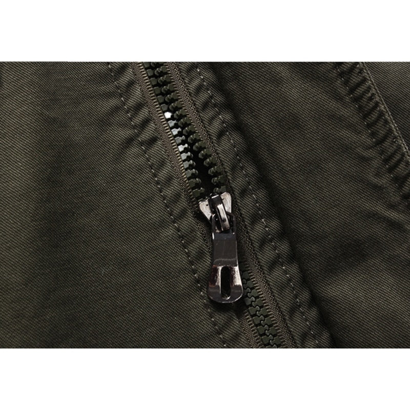 Leren Bomberjas Heren Militair Stijl Jacket