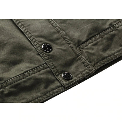 Leren Bomberjas Heren Militair Stijl Jacket