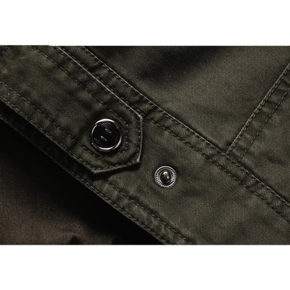 Leren Bomberjas Heren Militair Stijl Jacket