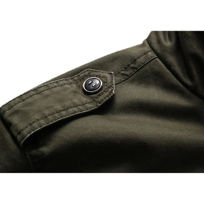 Leren Bomberjas Heren Militair Stijl Jacket