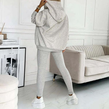 Dames Streetwear Set - Top, Jas en Broek Trendy Kleding