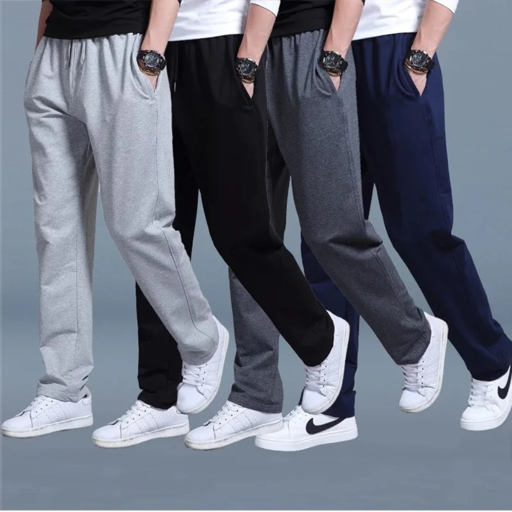 Heren Joggingbroek Elastisch Comfortabel Rechte Pijp