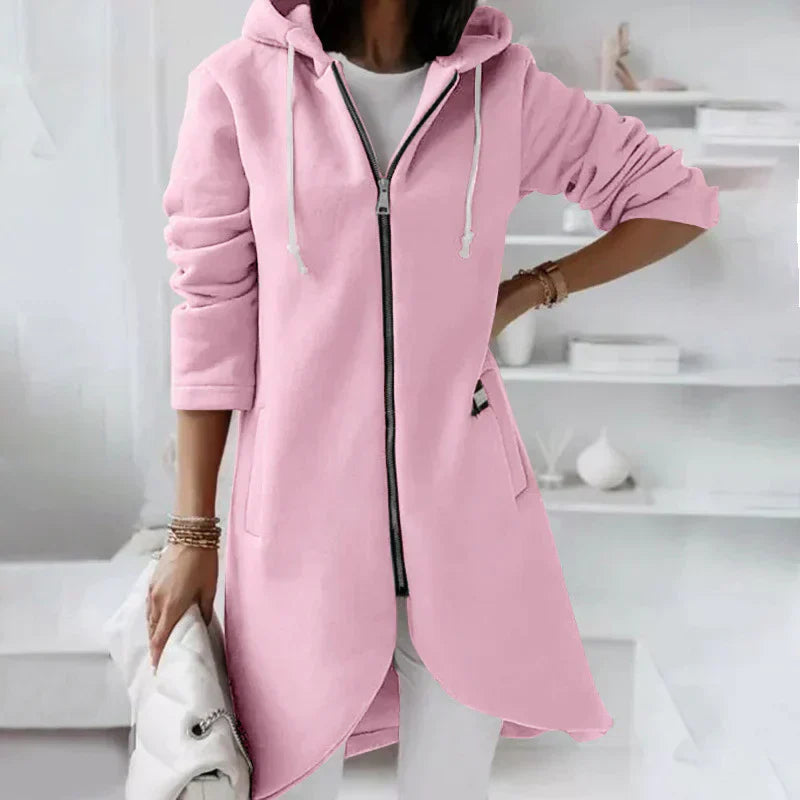 Hoodie Met Kap Lange Rits Unisex Kleding - StudioMarella