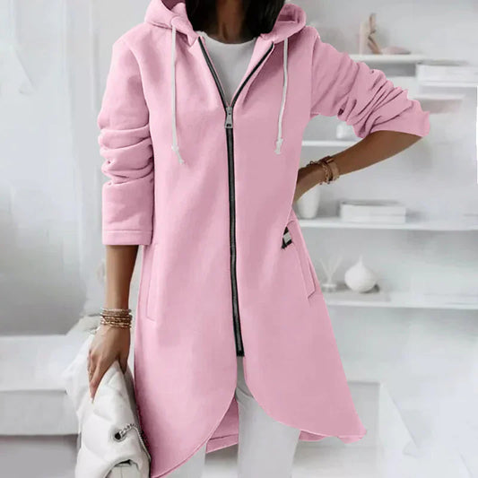 Hoodie Met Kap Lange Rits Unisex Kleding - StudioMarella