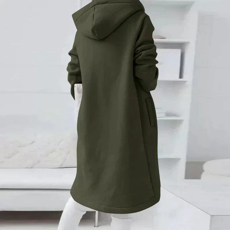 Hoodie Met Kap Lange Rits Unisex Kleding
