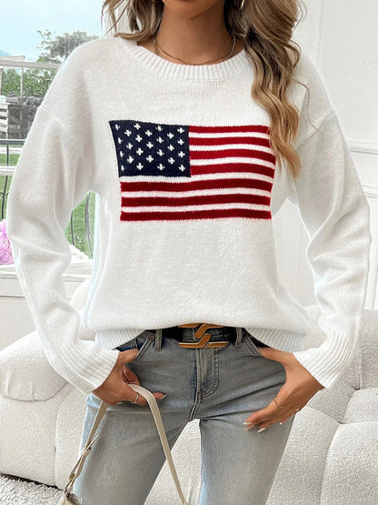 Gebreide Trui Vrouwelijk Casual Stijl - StudioMarella