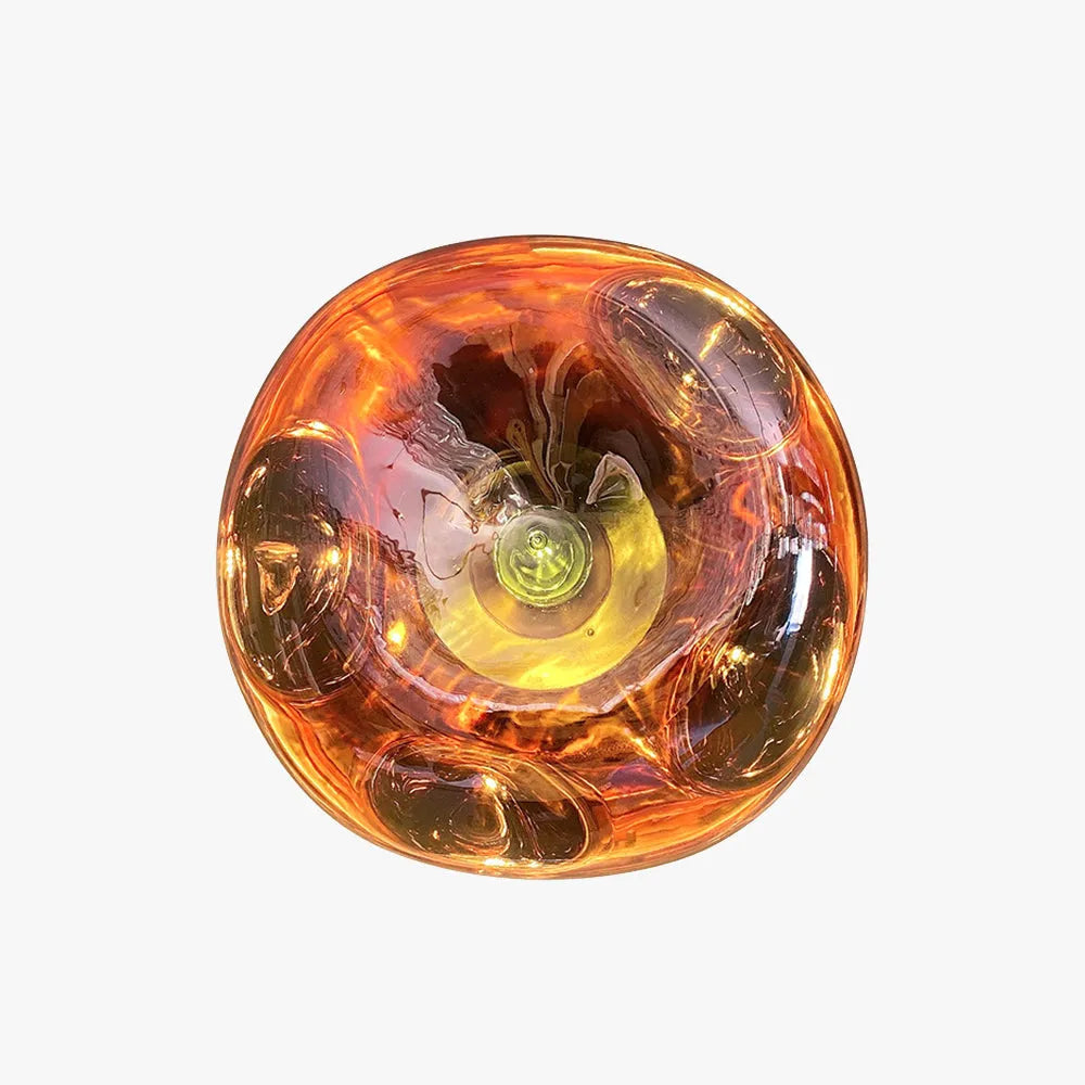 Wandlamp Amber Handgemaakt PMMA Metaal Warm Wit E27 12W Woonkamer Slaapkamer Luxe