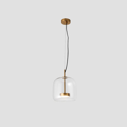 Liodell hanglamp glas messing verstelbaar eettafel woonkamer keuken modern design verlichting