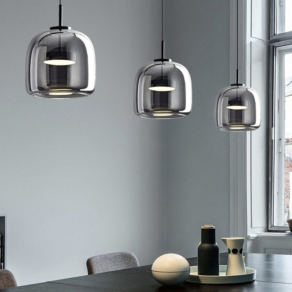 Liodell hanglamp glas messing verstelbaar eettafel woonkamer keuken modern design verlichting