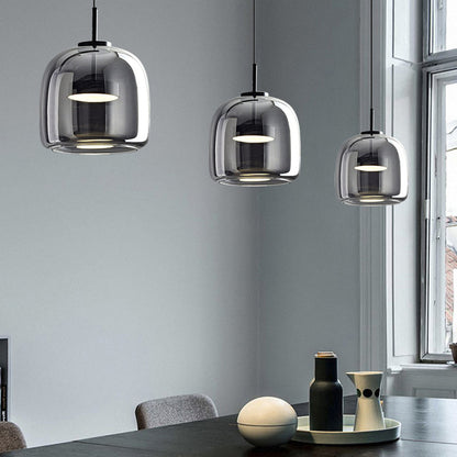 Liodell hanglamp glas messing verstelbaar eettafel woonkamer keuken modern design verlichting