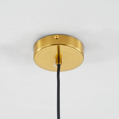 Hanglamp Glas Rond Transparant Amber G4 LED Modern 1-Lichts
