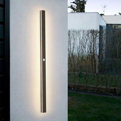 Buitenwandlamp LED Lineair Metaal Acryl IP65 Tuin Gang Zwart 30-200cm Dimbaar