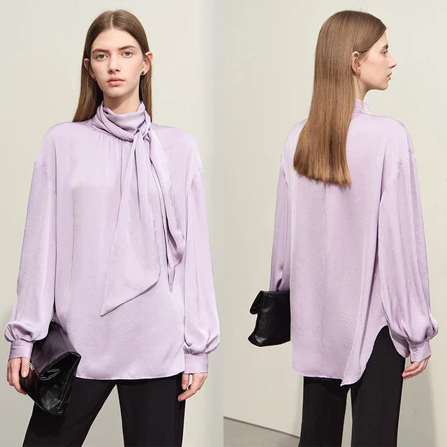 Lente Damesblouse Zacht Comfortabel Luxe Stof - StudioMarella