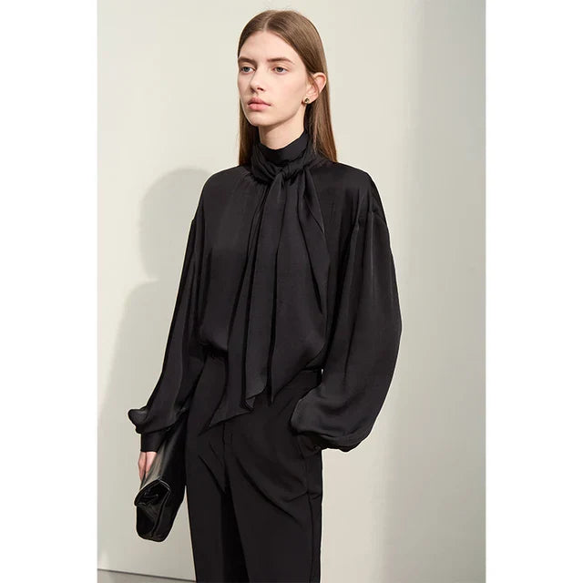 Lente Damesblouse Zacht Comfortabel Luxe Stof