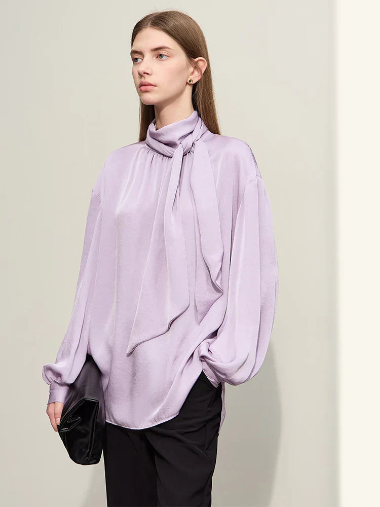Lente Damesblouse Zacht Comfortabel Luxe Stof