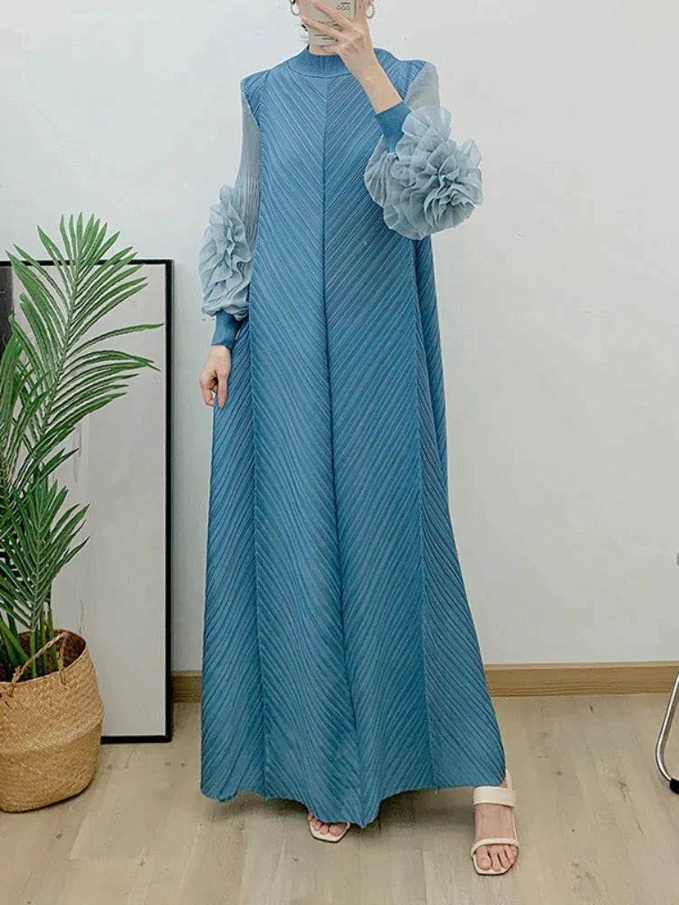 Vrouwelijke Maxi Jurk Wijdvallend Elegante Zomerjurk