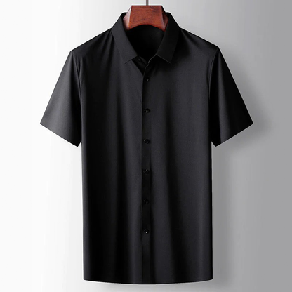 Heren Overhemd Zijde Casual Stijl