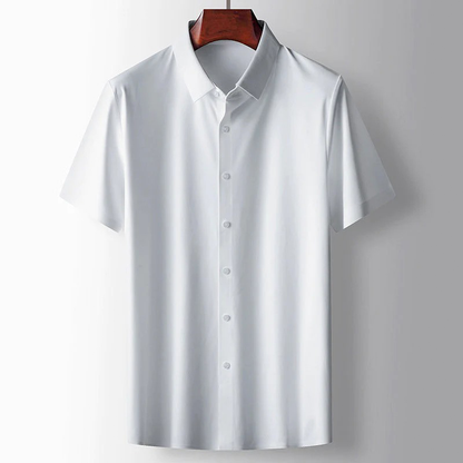 Heren Overhemd Zijde Casual Stijl