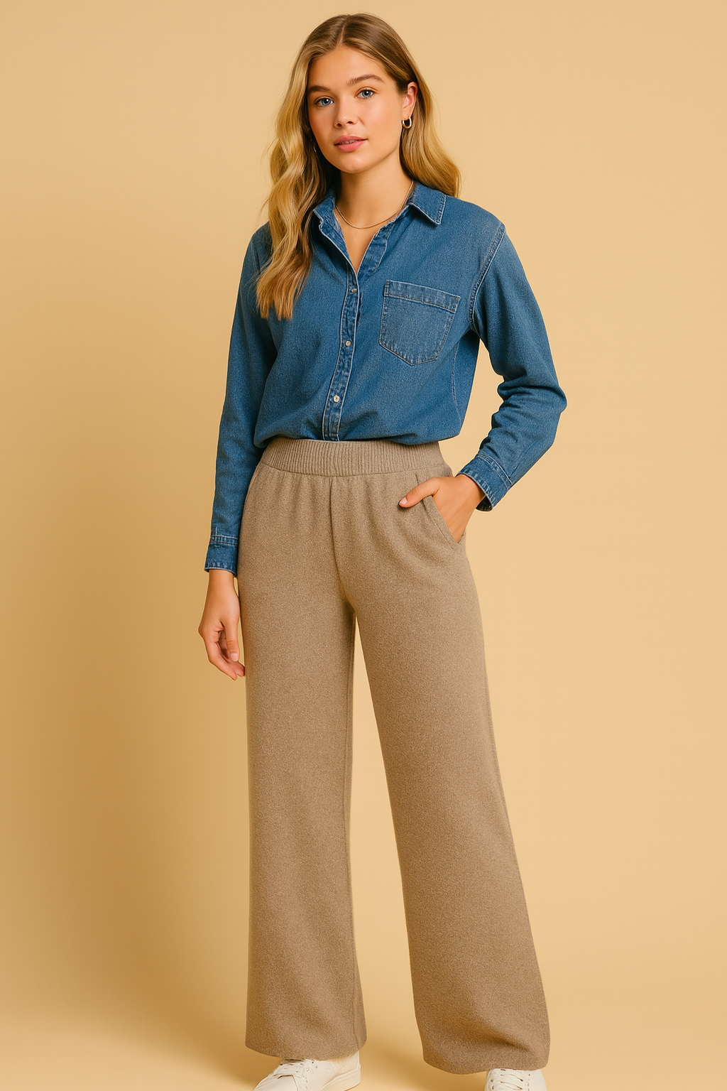 Dames Wijde Zomerbloes Broek Comfortabele Kleding