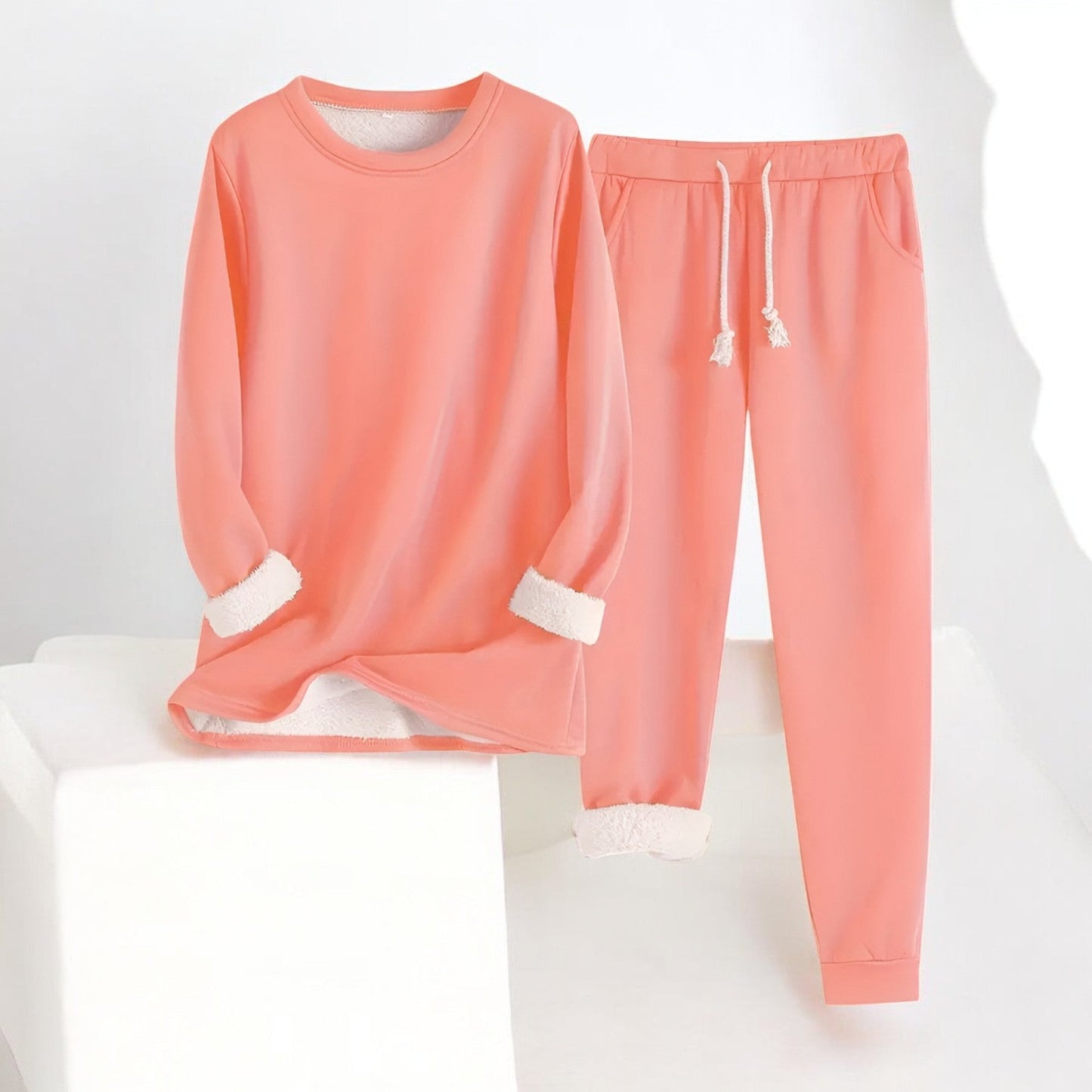 Dames Fleece Set Warm Thermo Isolatie