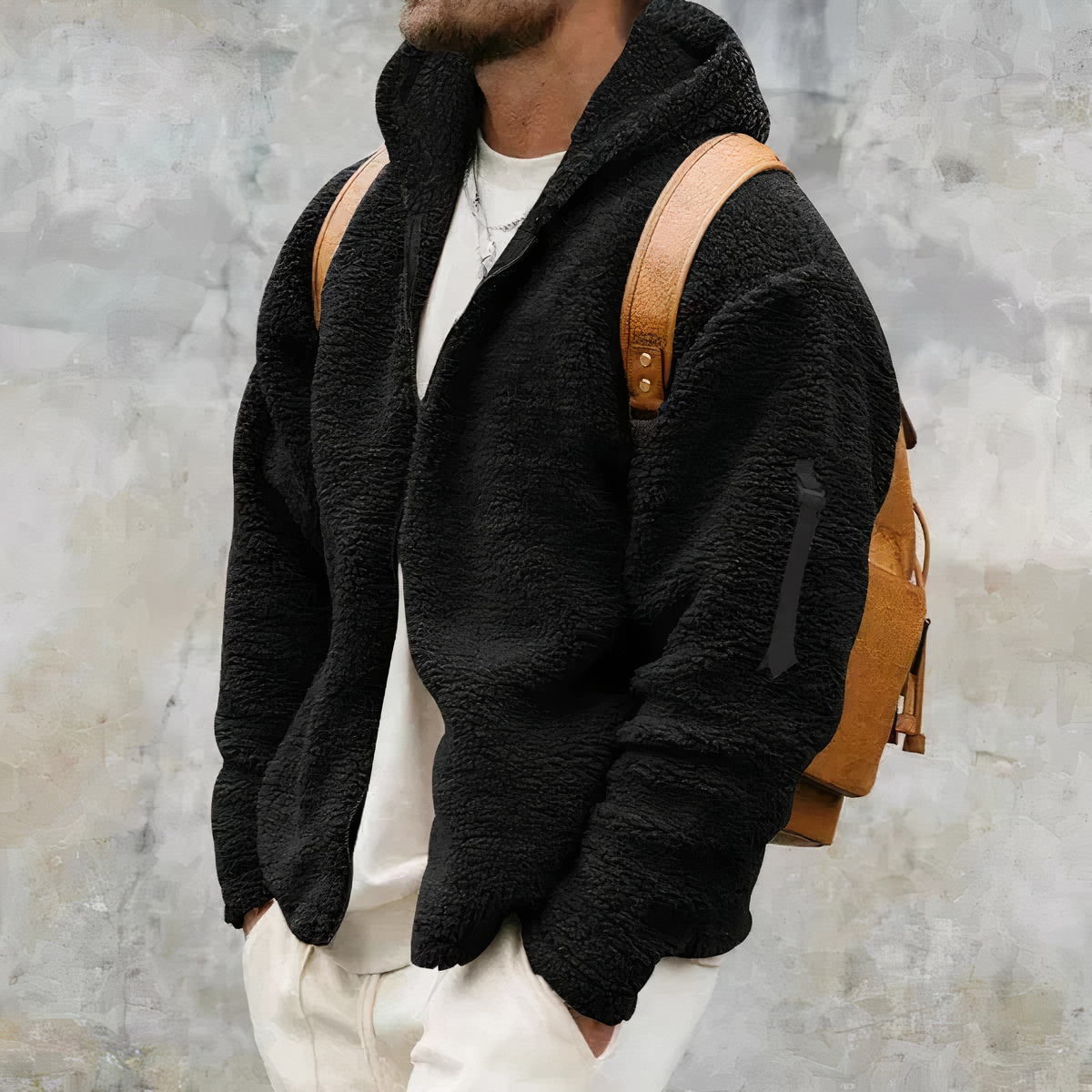 Herensjas Asher met Sherpa voering Warm en Waterdicht