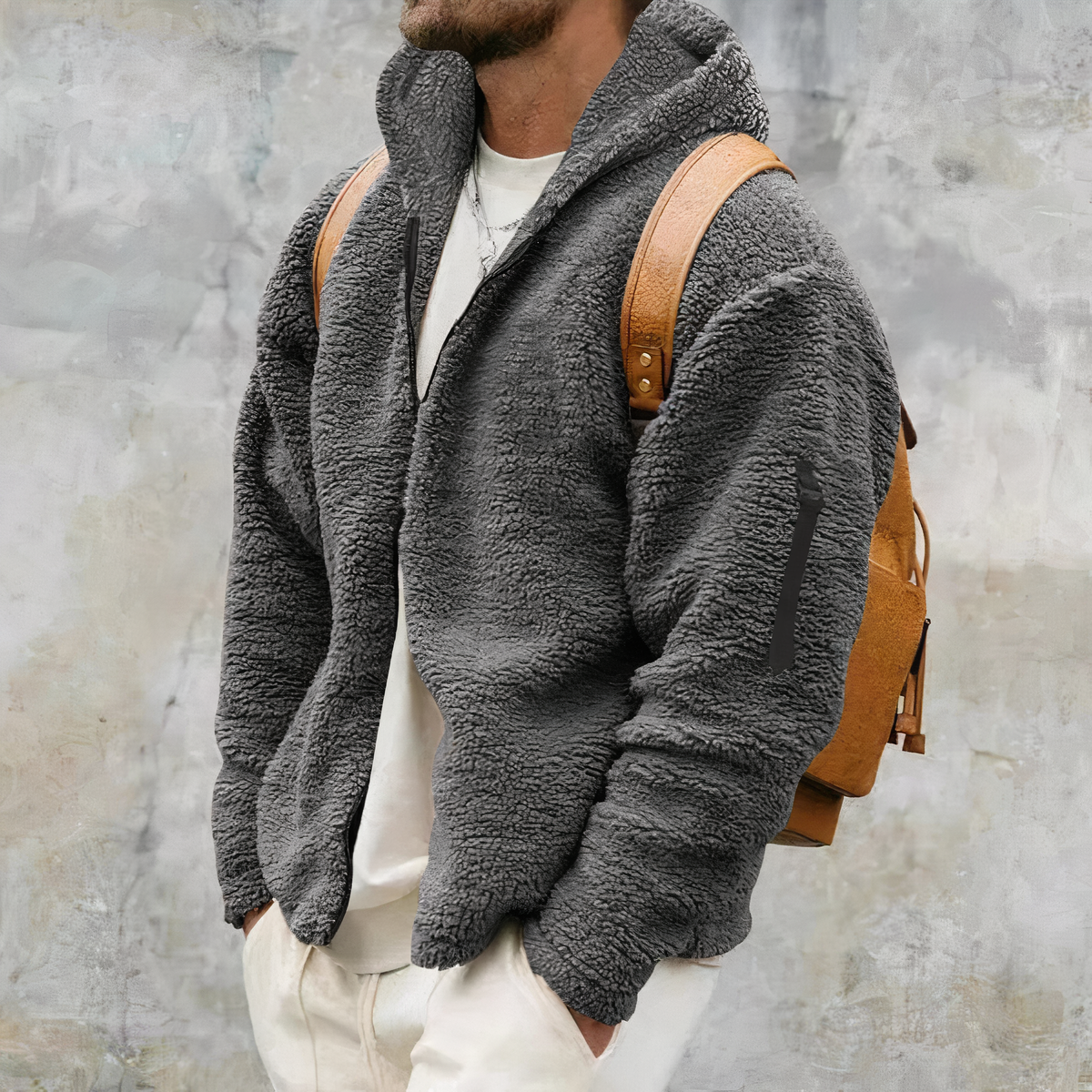 Herensjas Asher met Sherpa voering Warm en Waterdicht