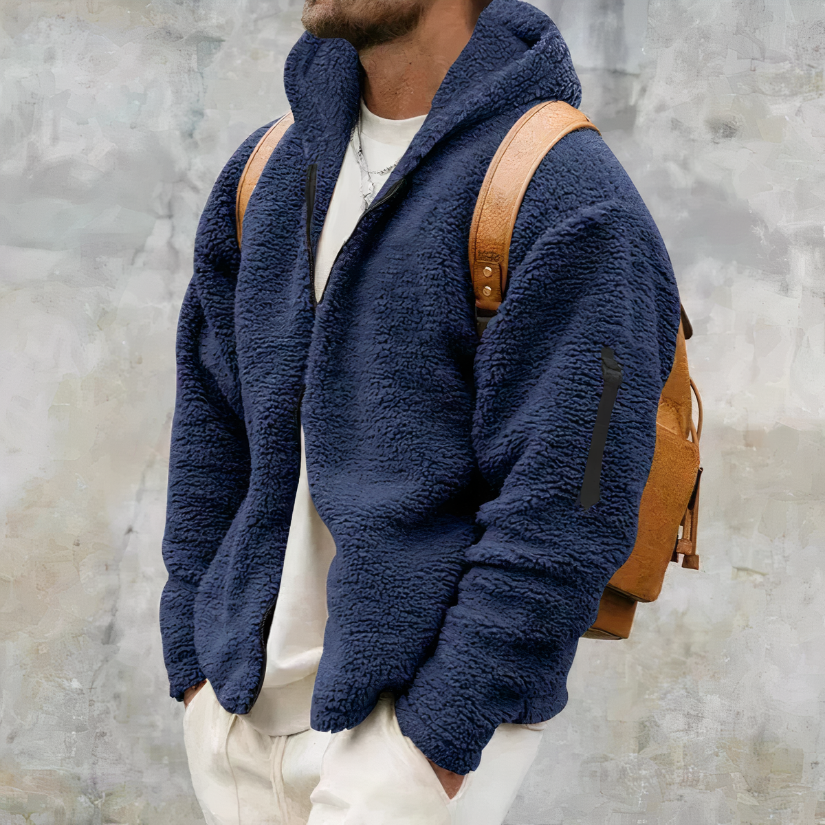 Herensjas Asher met Sherpa voering Warm en Waterdicht