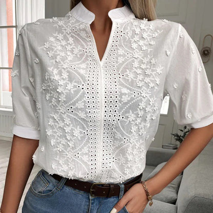Dames Blouse Kanten Elegant en Stijlvol - StudioMarella