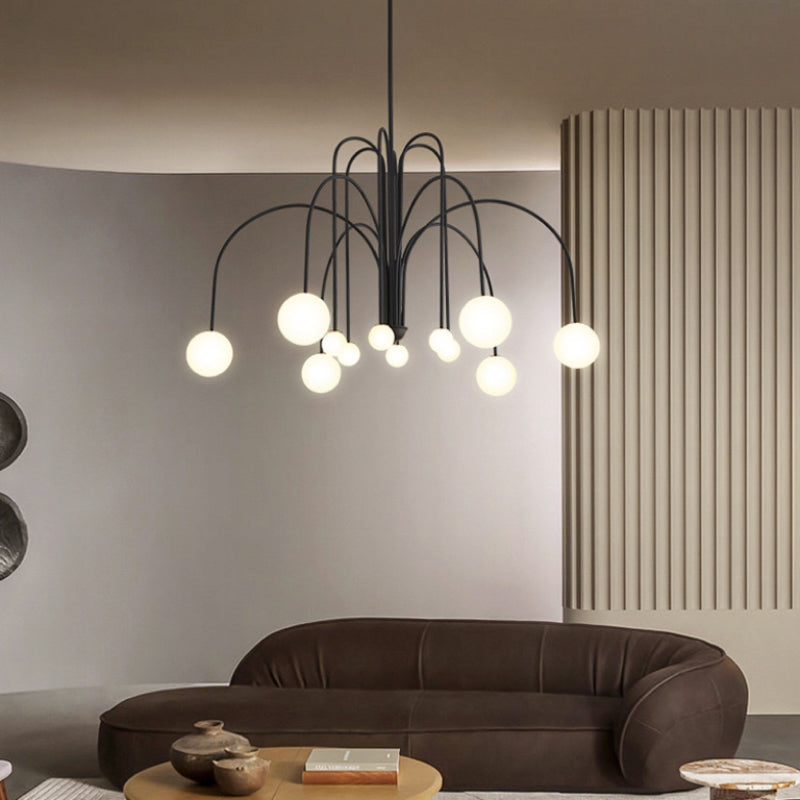 Hanglamp Zwaluwen Metaal Glas Zwart Goud Roze G9 LED Woonkamer Slaapkamer Decoratief