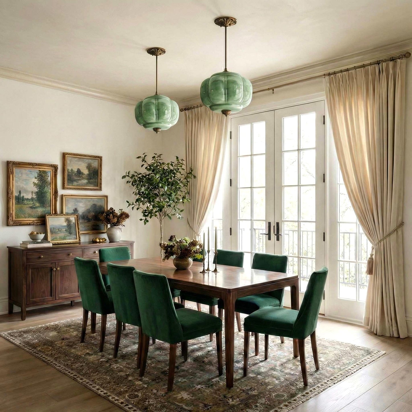 Vintage Melkglas Plafondlamp Geschulpt Rand Wit Roze Groen Blauw Helder Mat Glas Semi-Flush Hanglamp Messing Zwart Finish