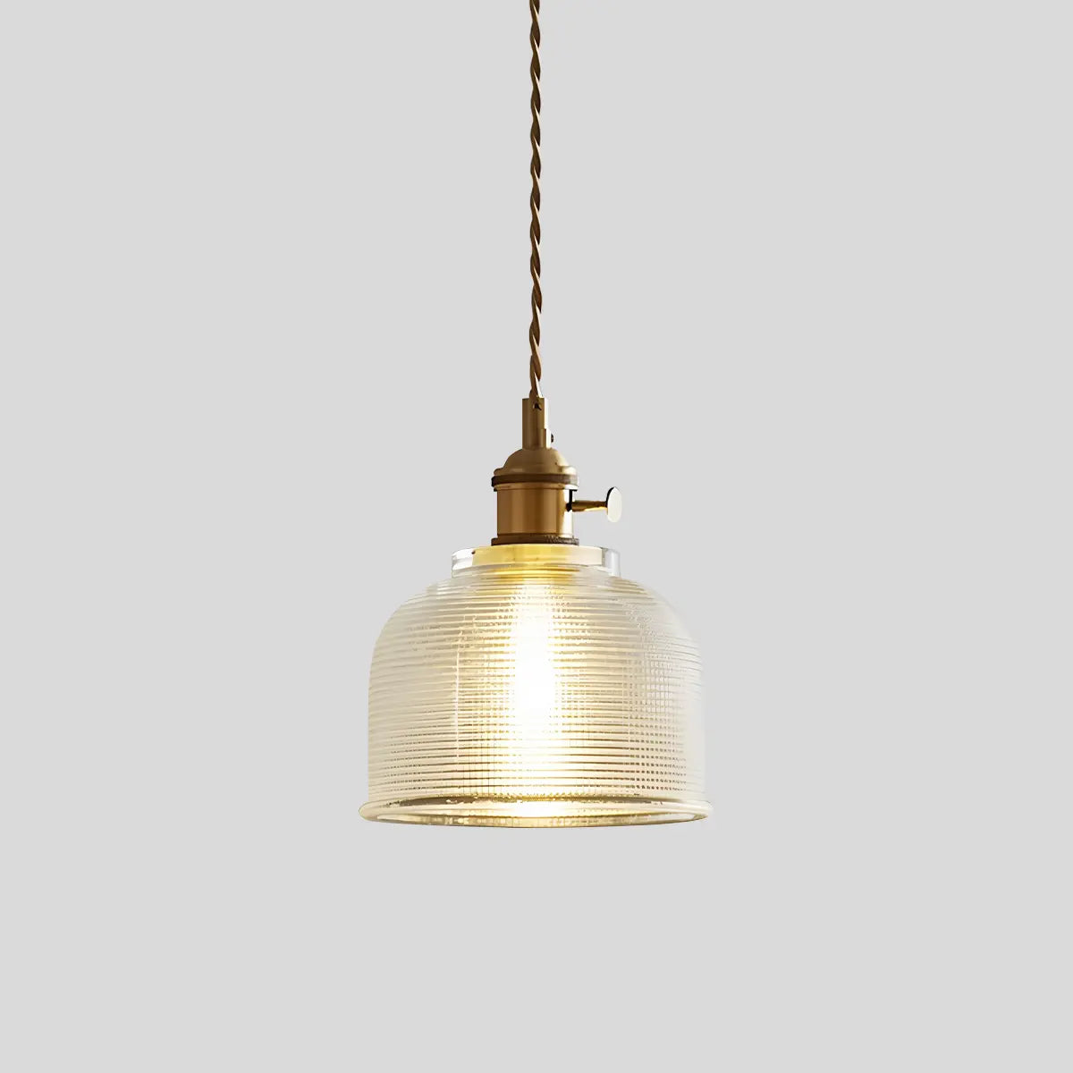 Hanglamp Glas Brons Verstelbare Kabel Woonkamer Eettafel Transparante Glazen Hanglamp Sfeerverlichting Vintage