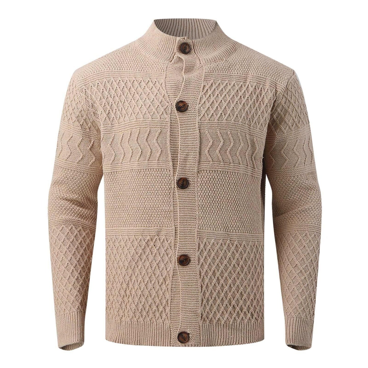 Warme Mannen Wintervest Met Knopen Stijlvol Design - StudioMarella