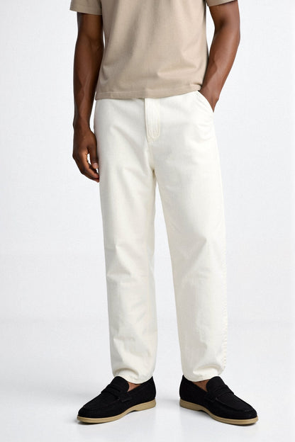Leer Loafer Schoenen Beige Comfortabel Damesheren