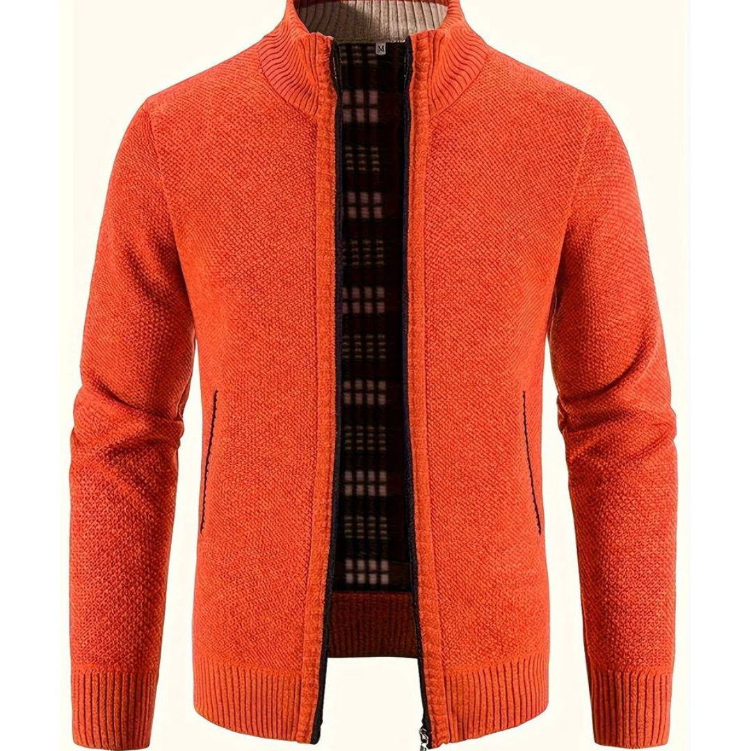 Abe Heren Vest met Rits | Zacht Gebreid, Tijdloos Design 2