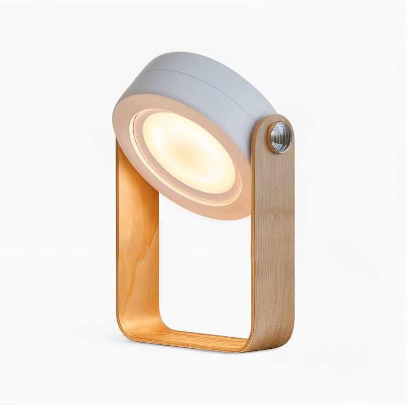 Draagbare LED-Lantaarn met Dimfunctie en USB-Oplaadpoort – Sfeervolle Tafellamp met 360° Draaibare Kop