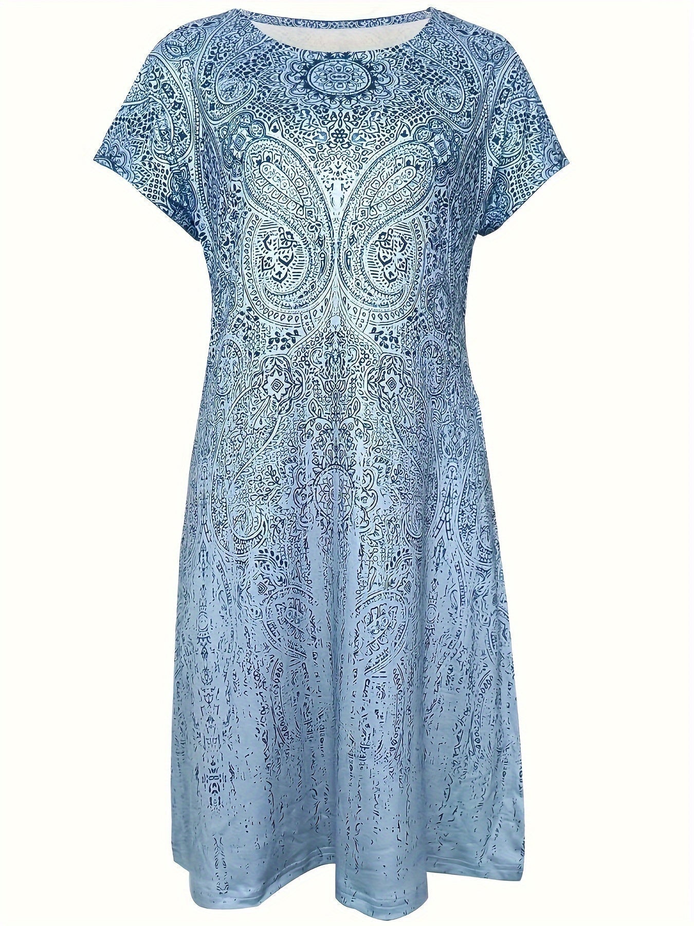 Damesjurk Korte Mouwen Luchtig Zomerkleding